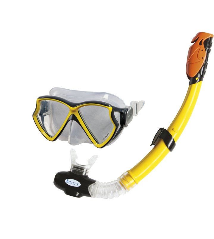 Potápěčské brýle se šnorchlem Silikon Intex 55960
