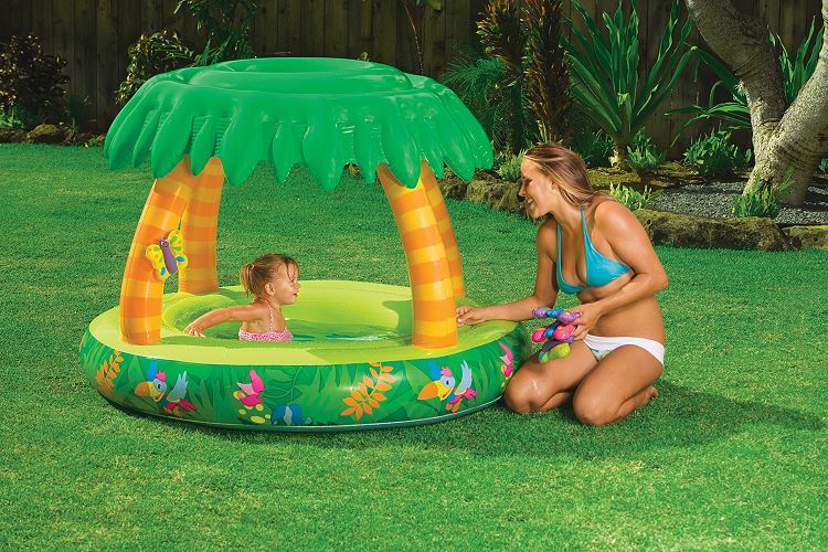 Nafukovací dětský bazén Intex - Džungle 155 x 112 cm 57408