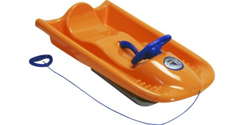 Boby KHW Snow Flyer s volantem oranžové
