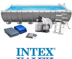 Intex 26362 Bazén obdélníkový s rámem 732 x 366 x 132 cm