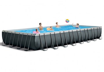 Intex 26378NP Bazén XTR Ultra obdélníkový s rámem 975 x 488 x 132 cm a kombinovanou filtrací, model 2020