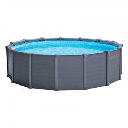 Intex GRAPHITE GRAY PANEL POOL 4,78 x 1,24 m (písková filtrace Intex 4m3/h ) 26382NP