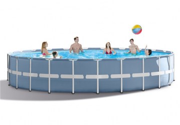 INTEX PRISM FRAME POOL SET Bazén 732 x 132 cm s kartušovou filtrací 26762NP
