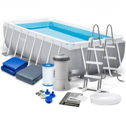 INTEX Bazén Prism Frame Rectangular Pools 4,88 m x 2,44 m x 1,07 m s filtrací 26792NP