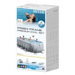 INTEX Prism Frame bazén s kartušovou filtrací 610×305×122 cm 26798NP, model 2020