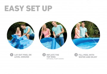 INTEX Bazén Easy Set Pool 396 x 84 cm 28143NP model 2020