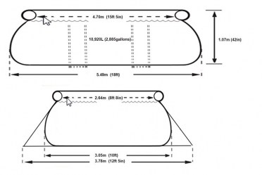 Intex 28192 oválný bazén s konstrukcí 549 x 305 x 107 cm