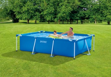 INTEX Rectangular Frame Pool 260x160x65cm 28271NP