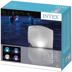INTEX 28694 Nafukovací LED kostka