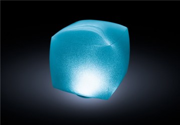 INTEX 28694 Nafukovací LED kostka