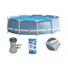 INTEX PRISM FRAME POOL SET Bazén 366 x 76 cm s kartušovou filtrací 28712NP