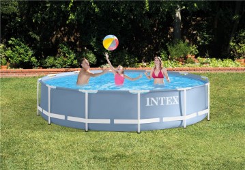 INTEX PRISM FRAME POOL SET Bazén 366 x 76 cm s kartušovou filtrací 28712NP