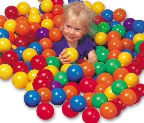 Zábavné míčky barevné 100 ks Intex 49600NP
