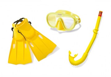Intex 55655 potápěčský set - brýle šnorchl ploutve