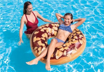 Intex 56262NP nafukovací kruh čokoládový Donut 114 cm, model 2020