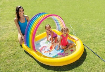 Intex 57156NP Intex Rainbow Arch Spray Pool, model 2021