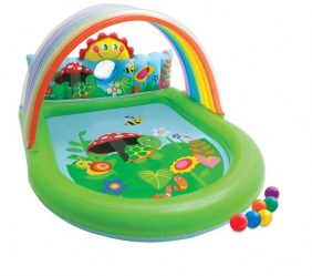 Intex 57421 nafukovací bazén duha 155x130x84cm