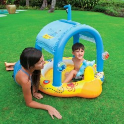 Intex 57426 bazén pirát se stříškou 107x102x99cm