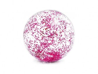 INTEX 58070NP Nafukovací plážový míč Glitter Beach Balls, barva růžová