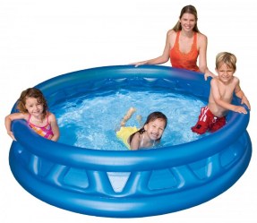 INTEX 58431NP Bazén stříbrný nafukovací 188 x 46 cm, model 2020