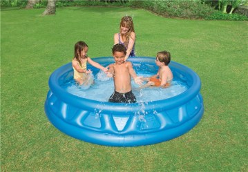 INTEX 58431NP Bazén stříbrný nafukovací 188 x 46 cm, model 2020