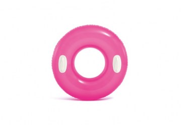 INTEX 59258NP Plavací kruh s držadly 76 cm, růžová