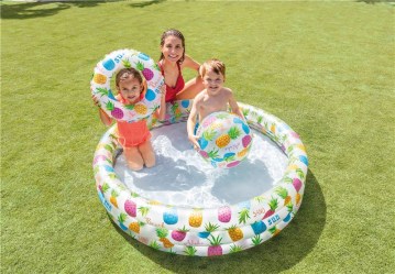INTEX Nafukovací bazén Ananas set 132 x 28 cm 59469NP