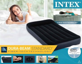 INTEX TWIN DURA-BEAM PILLOW Nafukovací postel 99x191x25cm