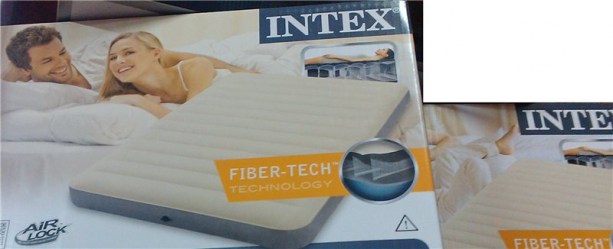 Intex Nafukovací postel jednolůžková Deluxe Queen 64703