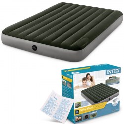 INTEX 64763 Nafukovací postel Dura-Beam Downy Airbed 152x203x25cm s pumpou