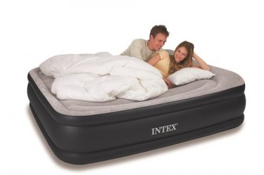 Nafukovací postel Queen Deluxe s podhlavníkem Intex 67736