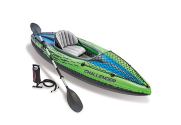 Intex 68305NP kajak Challenger K1 Kayak s pádly a pumpou