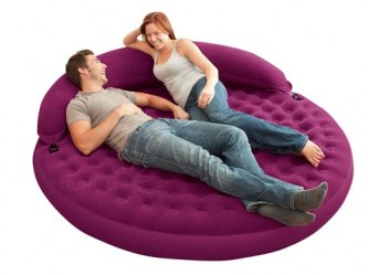 Intex Křeslo nafukovací Relax fialové 68881