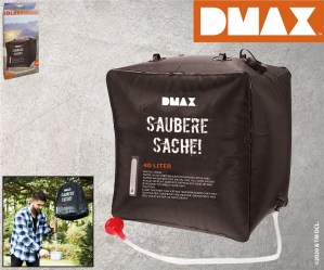 DMAX Sprcha kempingová solární 40 l s teploměrem