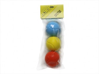 Molitanový pěnový míček na SOFT TENIS (3 kusy v sáčku)