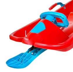 Plastkon Boby s volantem řiditelné Skibob červený