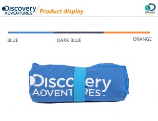 Multifunkční rychleschnoucí ručník Discovery 180 x 75 cm modrý