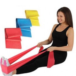 Guma Aerobic Flexaband 150x12cm růžový - střední tuhost