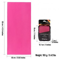 Multifunkční ručník King Camp Hiker L 60 x 120 cm