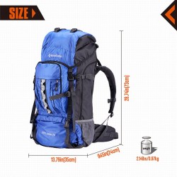 Batoh King Camp Explorer 75 l modrý