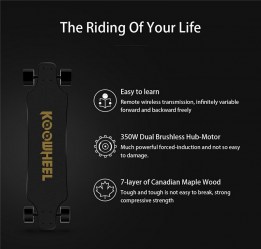 Elektrický Longboard KOOWHEEL 5500 mAh