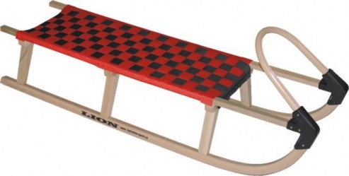 Sáně LAVINA 125 cm červenočerné