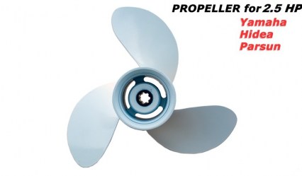 Propeller - lodní šroub 2.5 HP, Hidea, Yamaha, Parsun