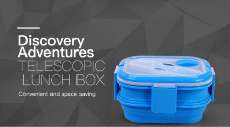 Svačinový box Discovery skládací 700/900ml