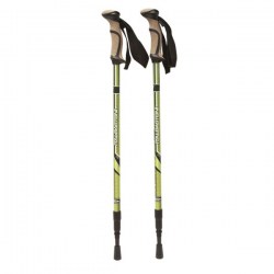 Trekingové hole TREKKER antishock zelená