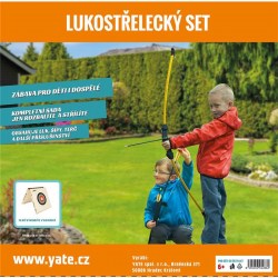 Lukostřelecký set PROFI, 2 šípy, terčovnice